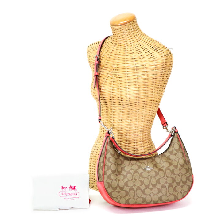 楽天市場】コーチ COACH ショルダーバッグ PVC / レザー シグネチャー  