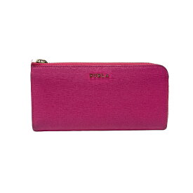 フルラ FURLA バビロンXL サフィアーノ (レザー) 長財布 L字ファスナー ロングウォレット カードケース レディース ピンク 中古 mar16002