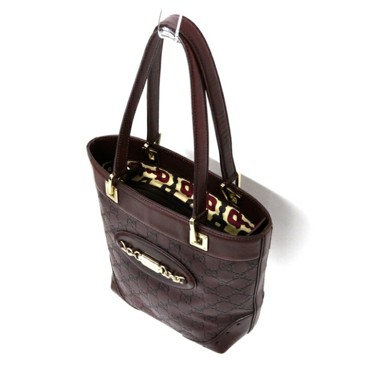 楽天市場】グッチ GUCCI トートバッグ グッチシマ (レザー) 145994 
