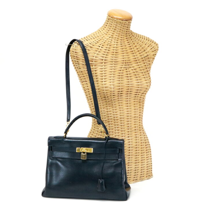 楽天市場】エルメス HERMES ケリー32 内縫い ボックスカーフ (レザー  