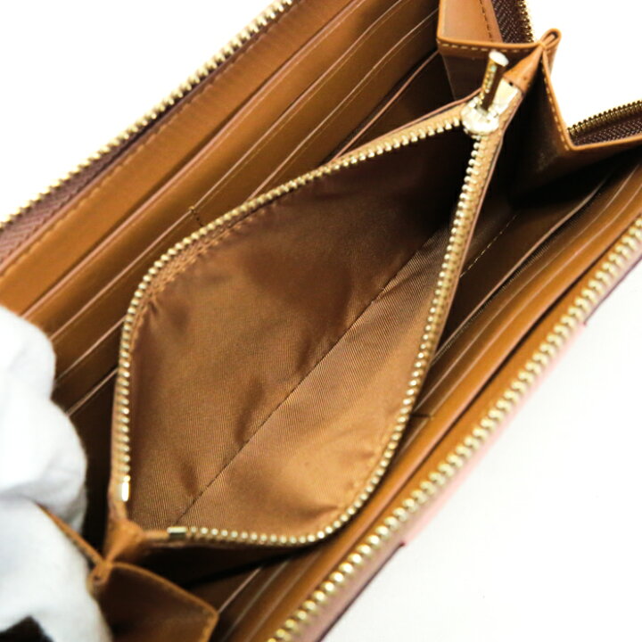 楽天市場】コーチ COACH アコーディオン ジップ ウォレット PVC レザー 