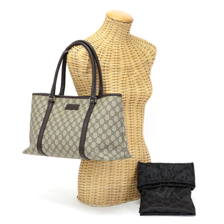 楽天市場】グッチ GUCCI トートバッグ GGスプリーム (PVC / レザー  