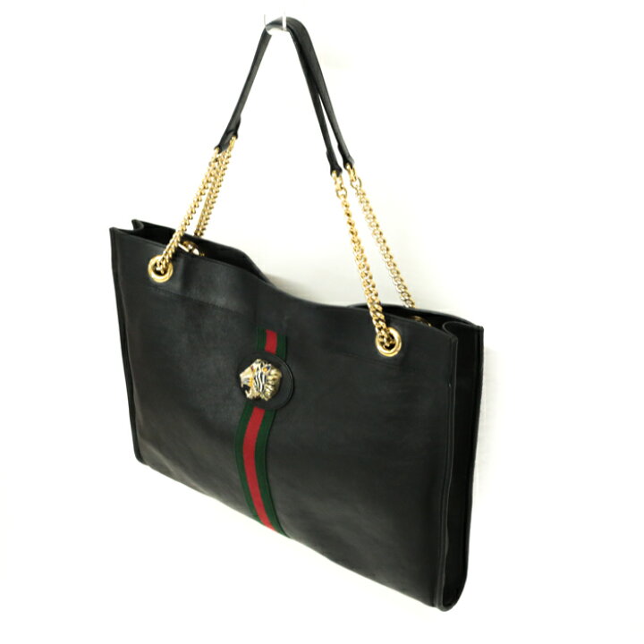 楽天市場】グッチ GUCCI ラジャ ラージ トートバッグ レザー タイガー 