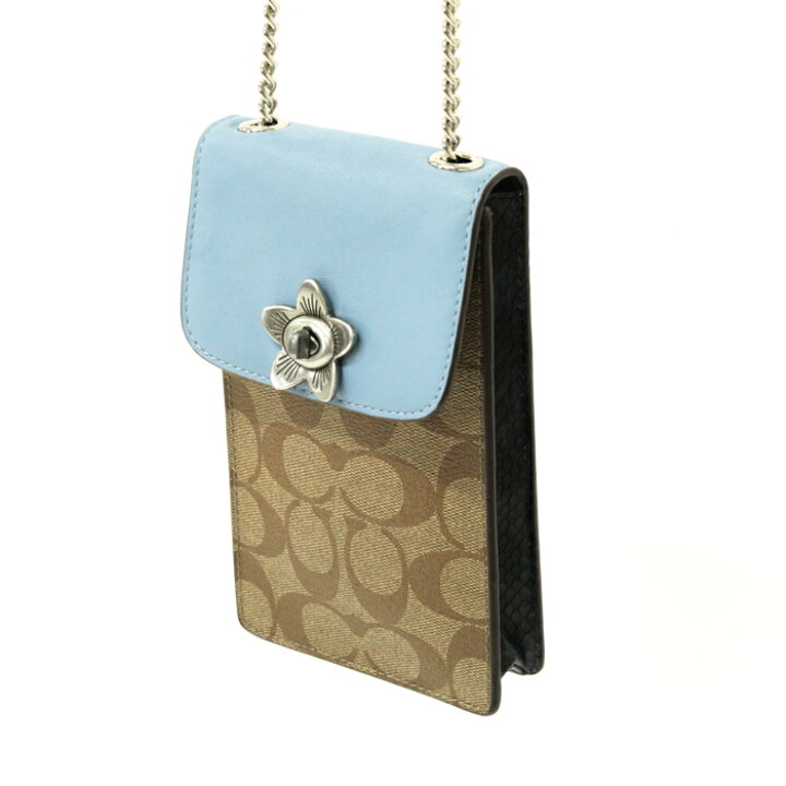 楽天市場】コーチ COACH スマホショルダー PVC レザー シグネチャー  