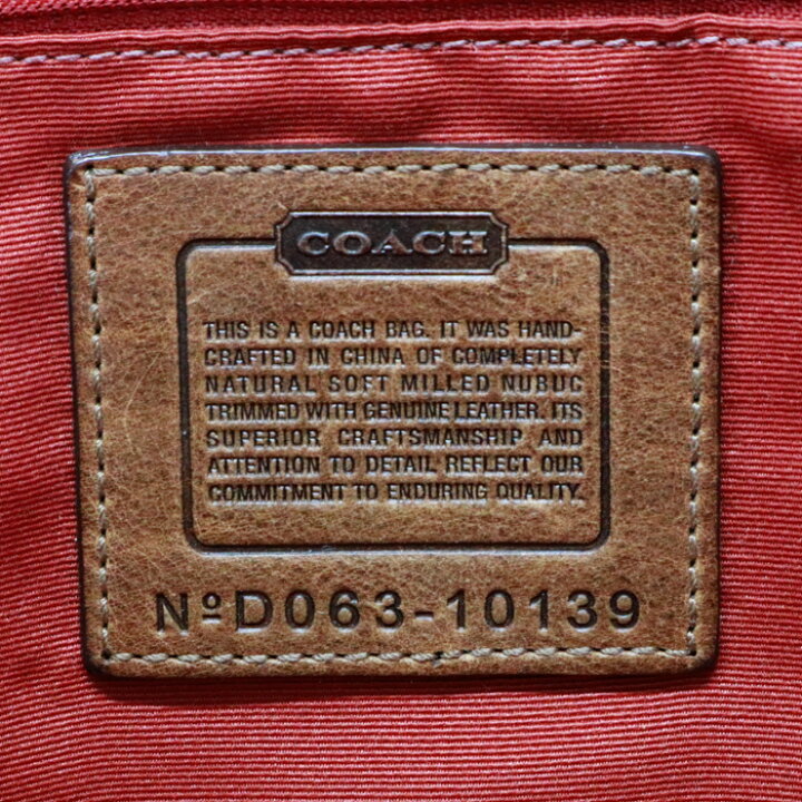 楽天市場】コーチ COACH チェルシー ヌバッグ レザー 10139 