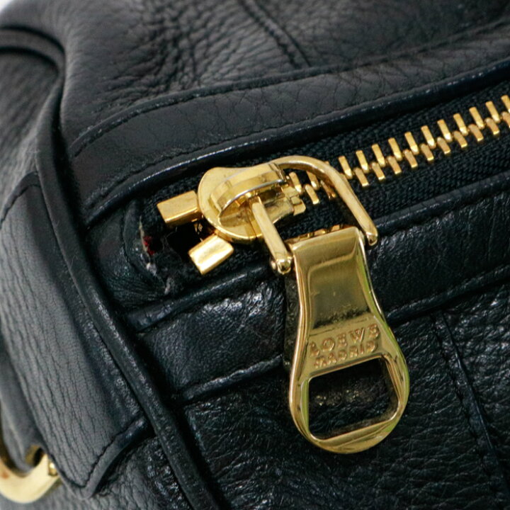 楽天市場】ロエベ LOEWE フスタ 25 レザー アナグラム ハンドバッグ 