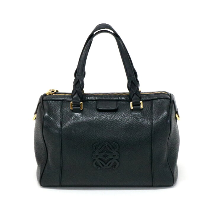 楽天市場】ロエベ LOEWE フスタ 25 レザー アナグラム ハンドバッグ 