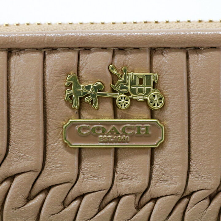 楽天市場】コーチ COACH マディソン ギャザード ジップアラウンド 
