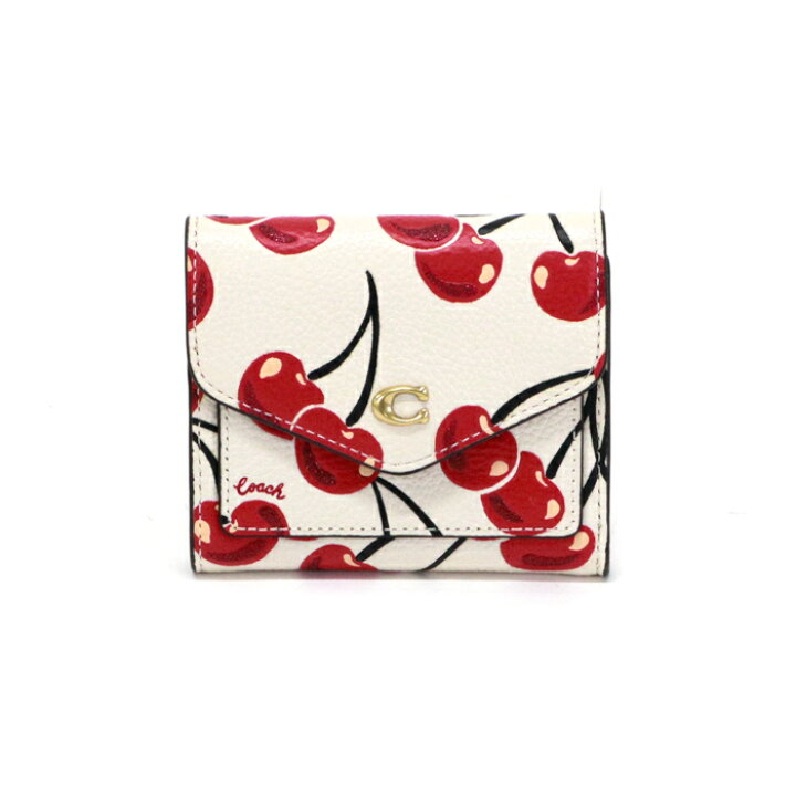 楽天市場】コーチ COACH ウィン スモール ウォレット ウィズ チェリー  