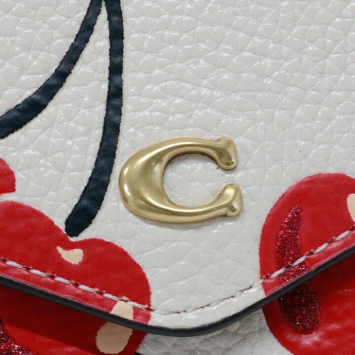 楽天市場】コーチ COACH ウィン スモール ウォレット ウィズ チェリー 
