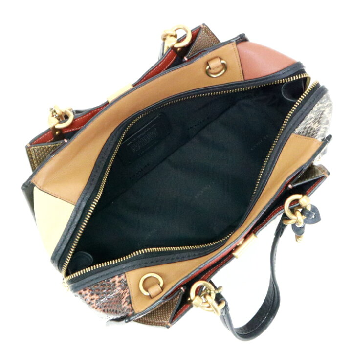 楽天市場】コーチ COACH ドリーマー カラーブロック ウィズ パイソン 