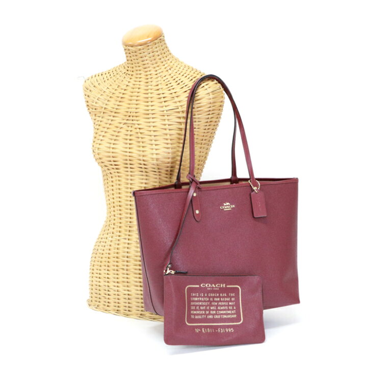 楽天市場】コーチ COACH トートバッグ PVC / レザー フラワープリント  