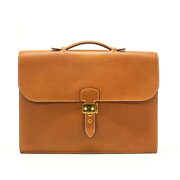 楽天市場】エルメス HERMES サックアデペッシュ38 クシュベル (レザー 