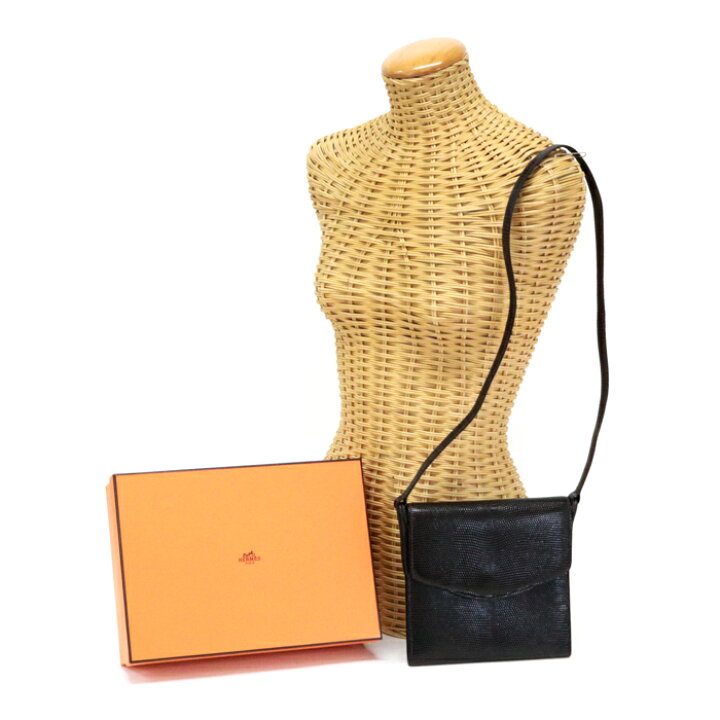 楽天市場】エルメス HERMES ショルダーバッグ リザード (レザー  