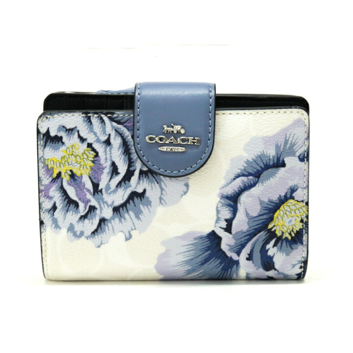 楽天市場】コーチ COACH 二つ折り財布 PVC レザー C3453 シグネチャー 