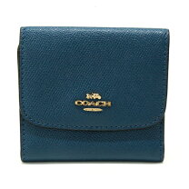 楽天市場】coach 三つ折り財布 ブルーの通販