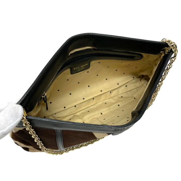 楽天市場】ケイトスペード Kate Spade チェーンバッグ ファー ハラコ  