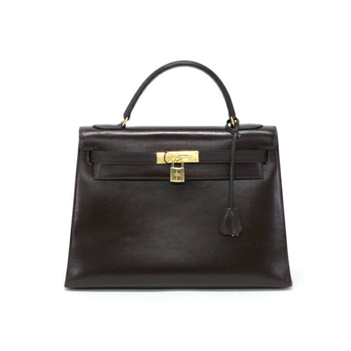 楽天市場】エルメス HERMES ケリー32 外縫い ボックスカーフ (レザー 