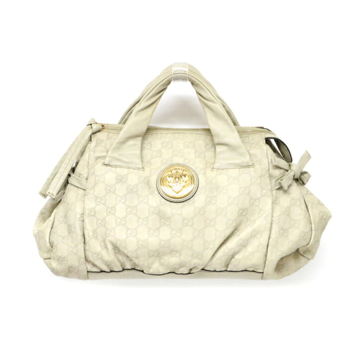 楽天市場】グッチ GUCCI ヒステリア ハンドバッグ グッチシマ (レザー  
