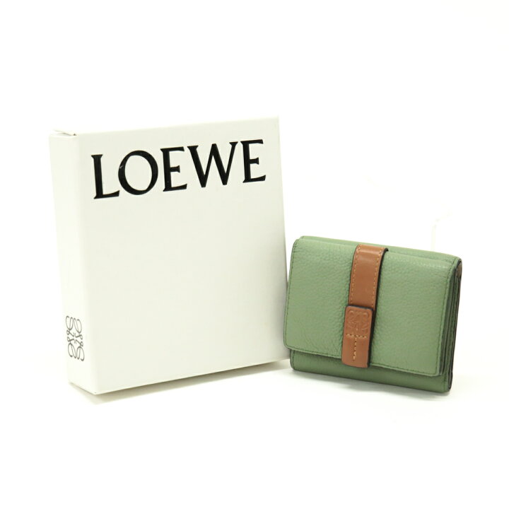 楽天市場】ロエベ LOEWE トライフォールド ウォレット ソフトグレイン  