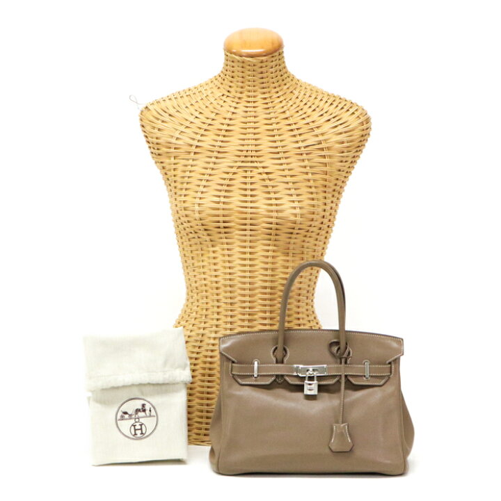 楽天市場】エルメス HERMES バーキン30 スイフト (レザー) SV金具 □M  