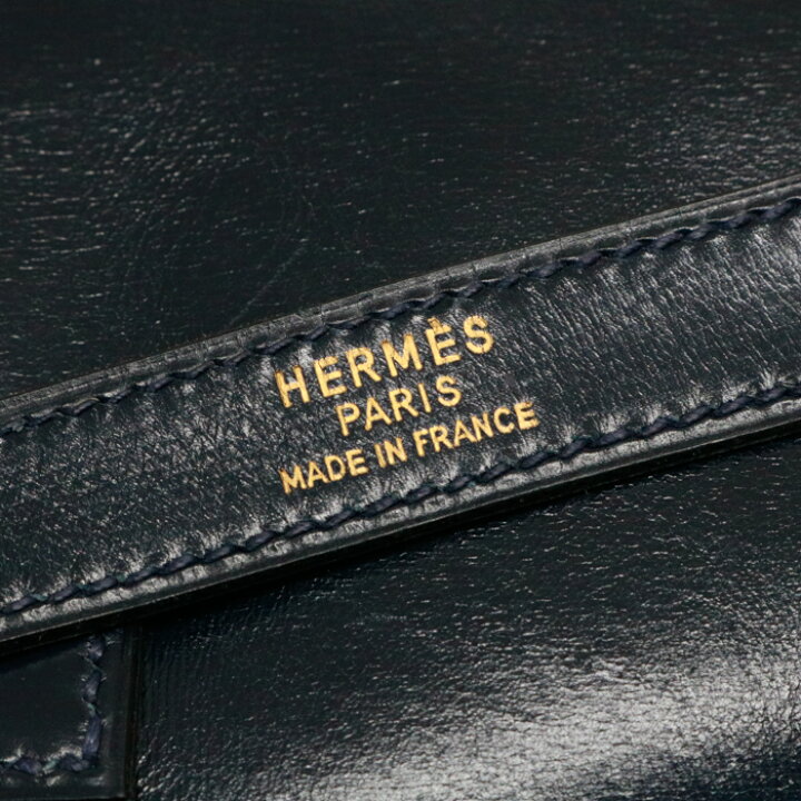 楽天市場】エルメス HERMES トリム38 ボックスカーフ (レザー) GD金具 