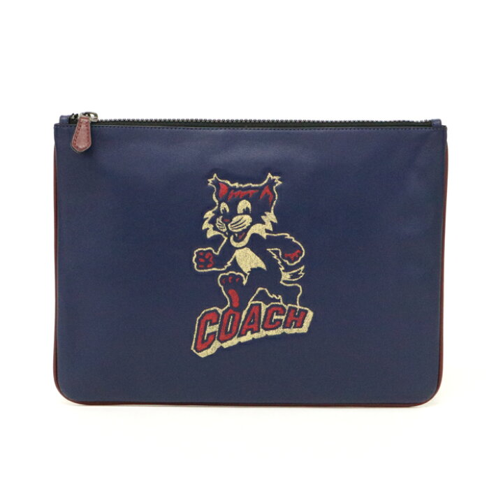 楽天市場】コーチ COACH クラッチバッグ レザー パーティキャット 
