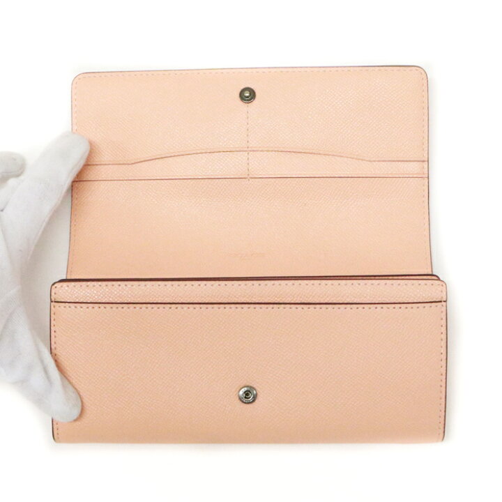 楽天市場】コーチ COACH フラップ ウォレット クロスグレイン レザー 