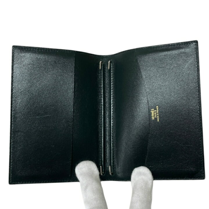中古】良品 HERMES エルメス □A刻印 アジェンダ A6 ボックスカーフ  
