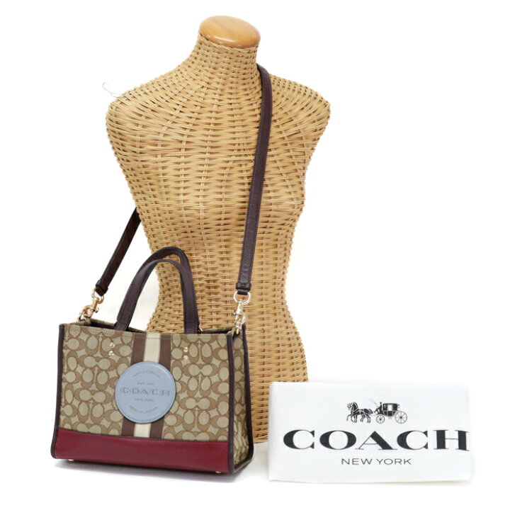 楽天市場】コーチ COACH デンプシー キャリーオール シグネチャー ジャ  