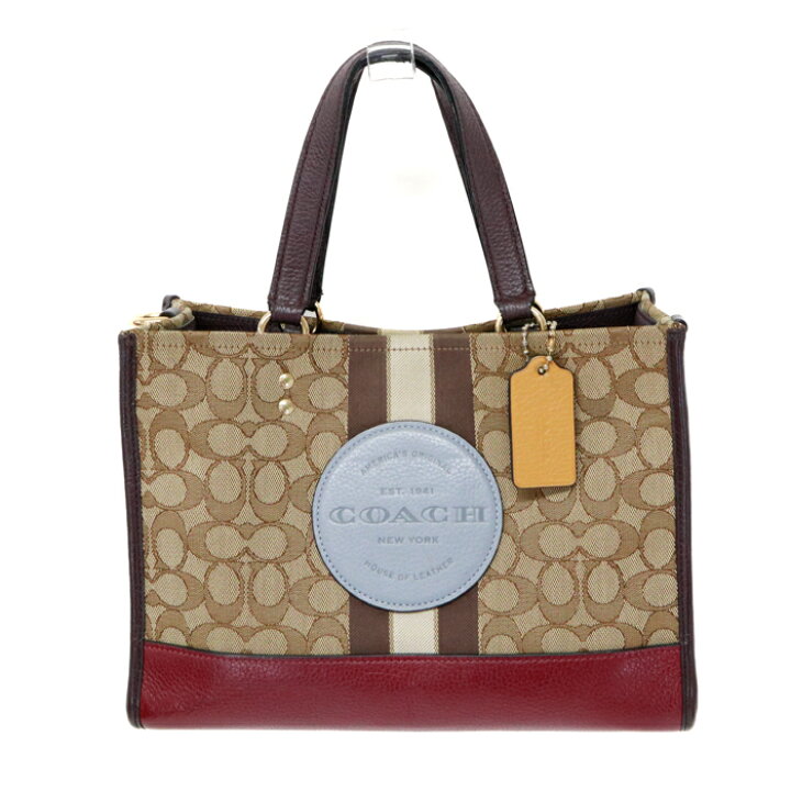 楽天市場】コーチ COACH デンプシー キャリーオール シグネチャー ジャ 