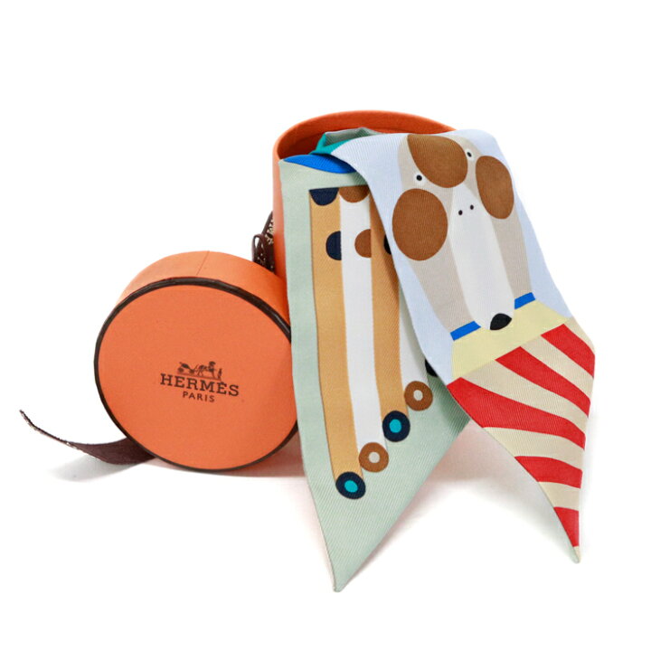 楽天市場】未使用・展示品 エルメス HERMES ツイリー スカーフ シルク  