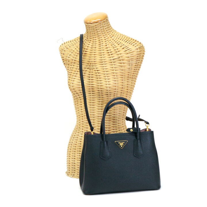 楽天市場】プラダ PRADA ドゥーブレ スモールバッグ サフィアーノ  