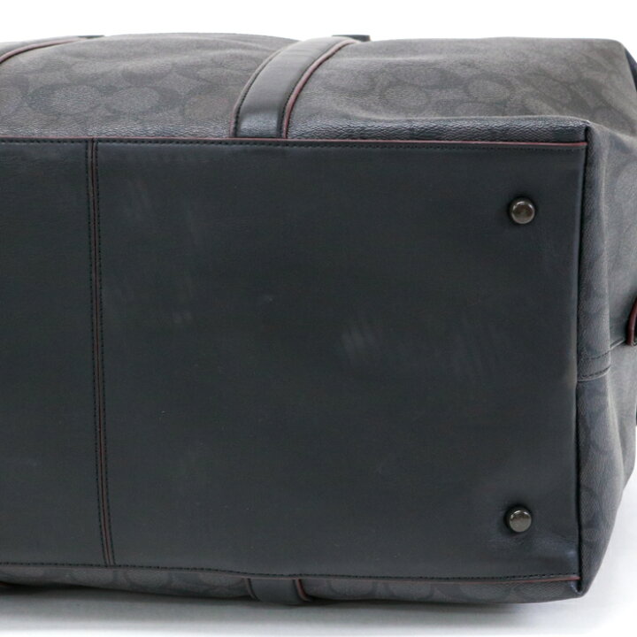楽天市場】コーチ COACH ボストンバッグ PVC レザー シグネチャー 