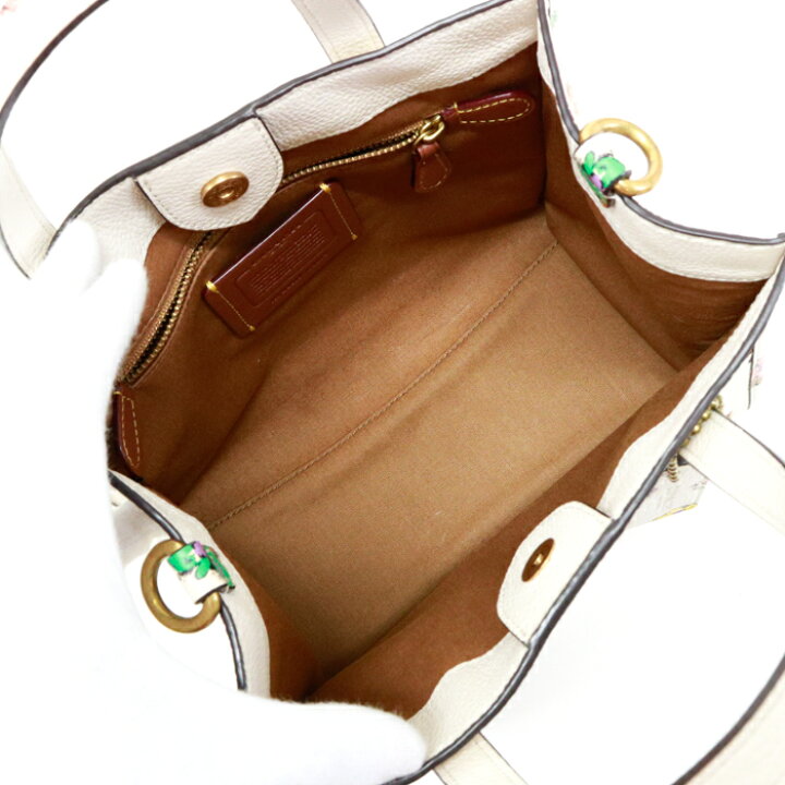 楽天市場】コーチ COACH フィールド トート 22 キャンバス / レザー 花 