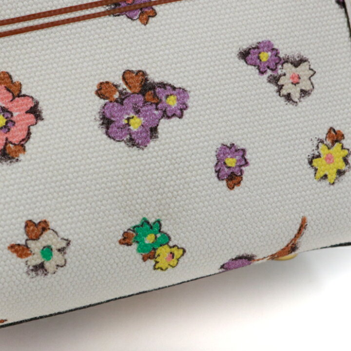 楽天市場】コーチ COACH フィールド トート 22 キャンバス / レザー 花 
