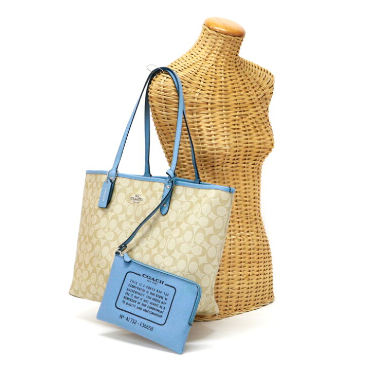 楽天市場】コーチ COACH シティ トート PVC / レザー シグネチャー  