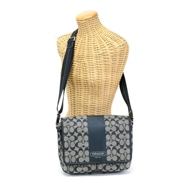 楽天市場】コーチ COACH ショルダーバッグ PVC レザー シグネチャー 
