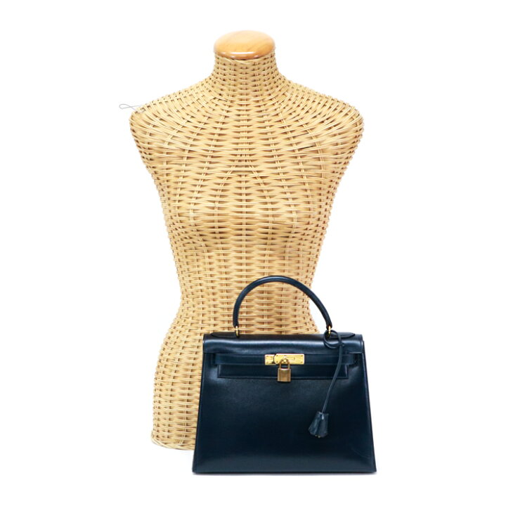 楽天市場】【Aランク】 エルメス HERMES ケリー28 外縫い ボックス 