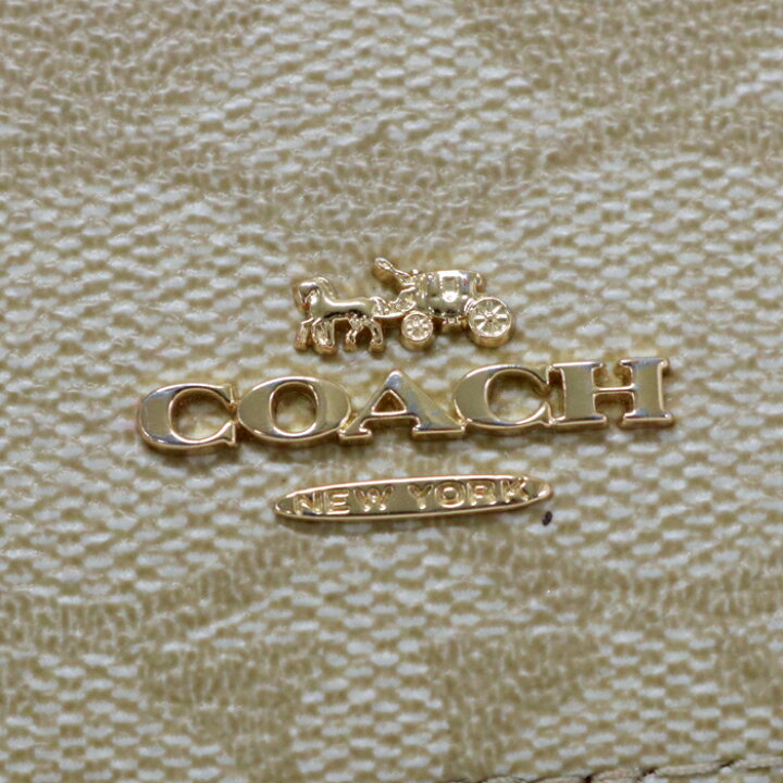 楽天市場】コーチ COACH ジップ カード ケース シグネチャー 