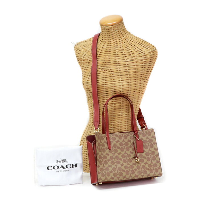 楽天市場】コーチ COACH カーター キャリーオール 28 PVC / レザー 