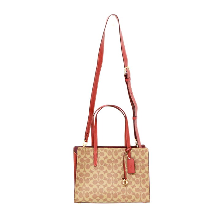 楽天市場】コーチ COACH カーター キャリーオール 28 PVC / レザー 