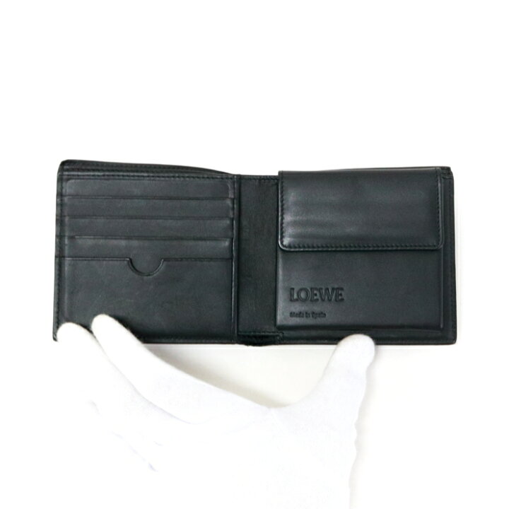楽天市場】ロエベ LOEWE バイフォールド コイン ウォレット カーフ 