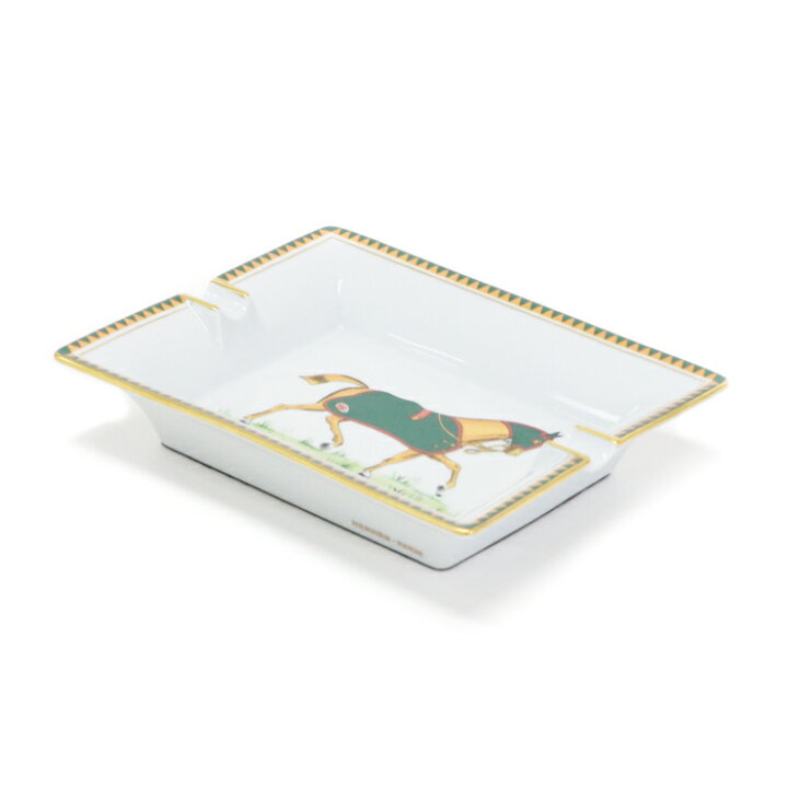 楽天市場】【Aランク】 エルメス HERMES アッシュトレイ 灰皿 陶磁器 