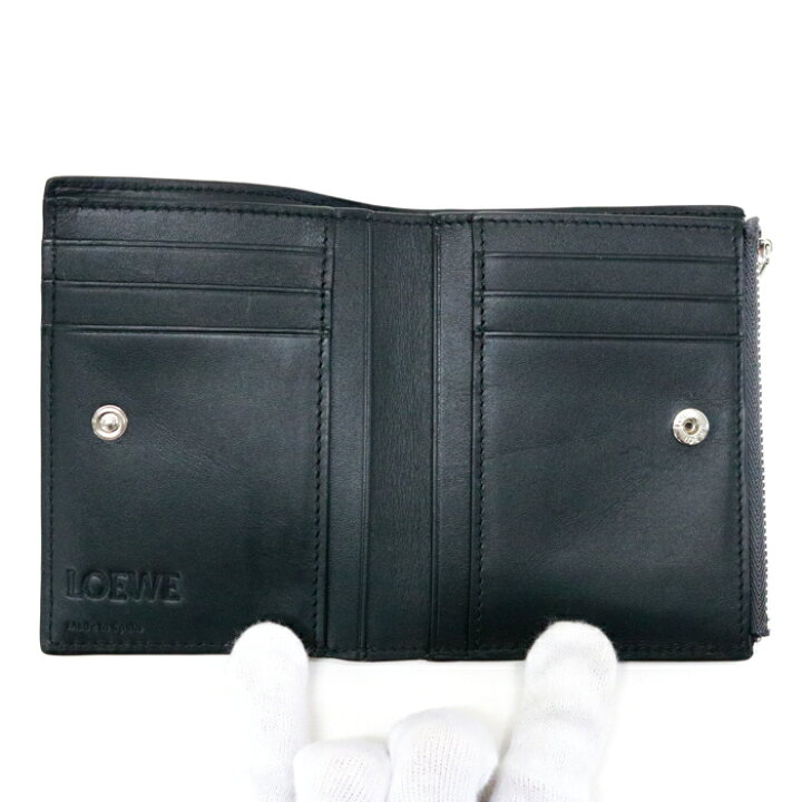 楽天市場】【ABランク】 ロエベ LOEWE スリム コンパクトウォレット 