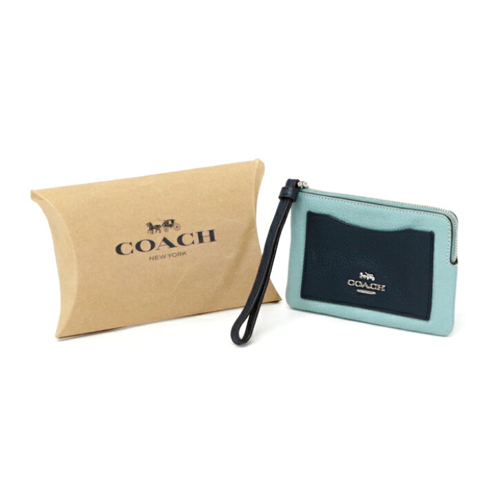 楽天市場】コーチ COACH リストレット カラーブロック ぺブルレザー  