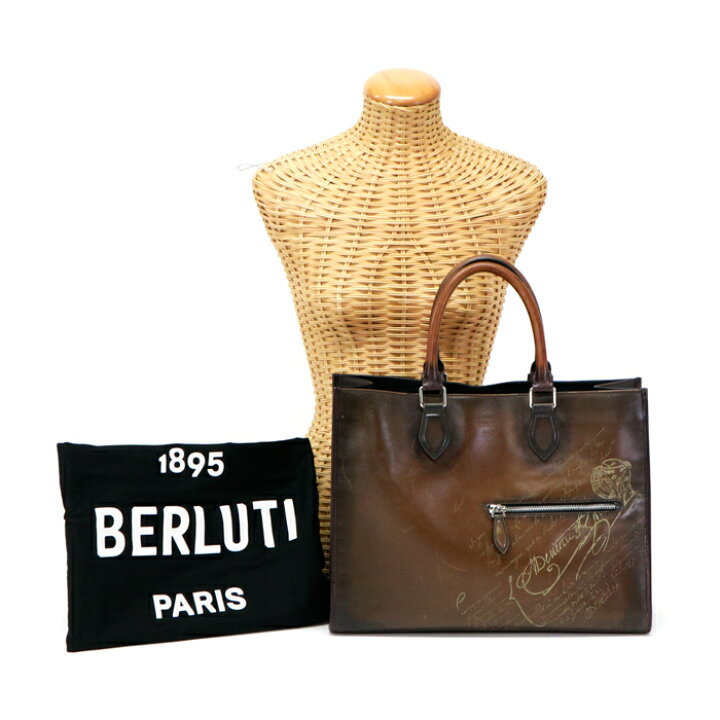 楽天市場】【Bランク】 ベルルッティ Berluti ウリス スクリットレザー  