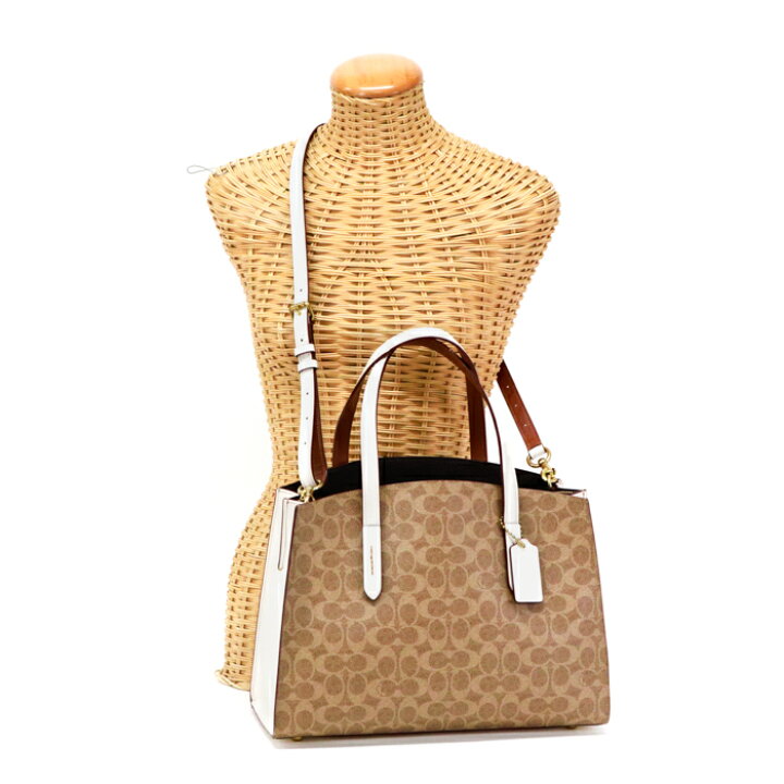 楽天市場】【ABランク】 コーチ COACH チャーリー キャリーオール PVC  