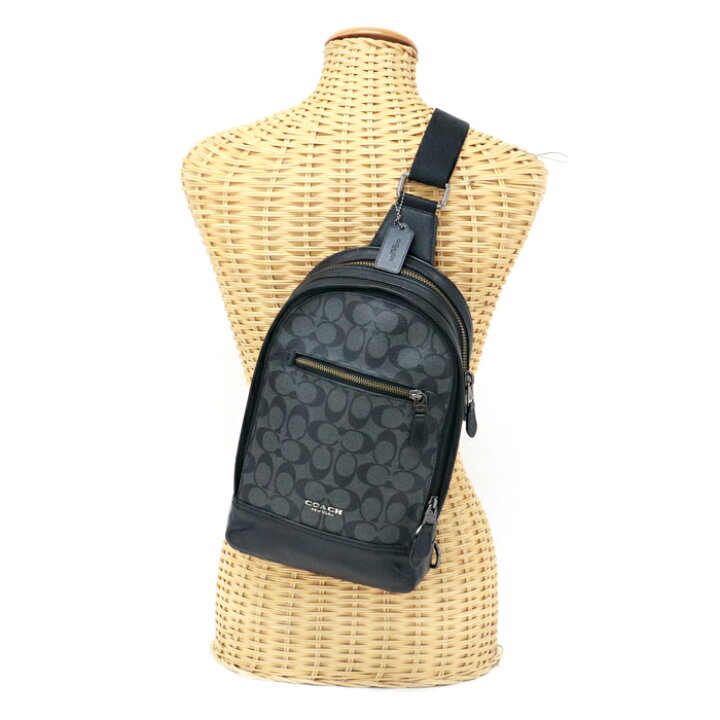 楽天市場】コーチ COACH グラハム パック PVC レザー シグネチャー 