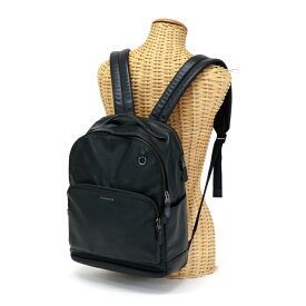 【ABランク】 コーチ COACH グラハム バックパック スムース カーフ レザー C2934 リュック デイパック ビジネスバッグ メンズ ブラック 中古 正規品 mbe11008